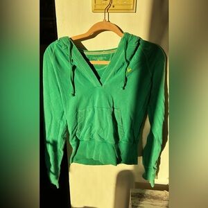 American Eagle Outfitters Vibrant Green Hoodie